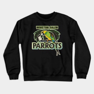 Defunct Winston-Salem Parrots Hockey Team Crewneck Sweatshirt